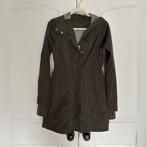 Athleta Olive Rain Jacket – Women’s XS